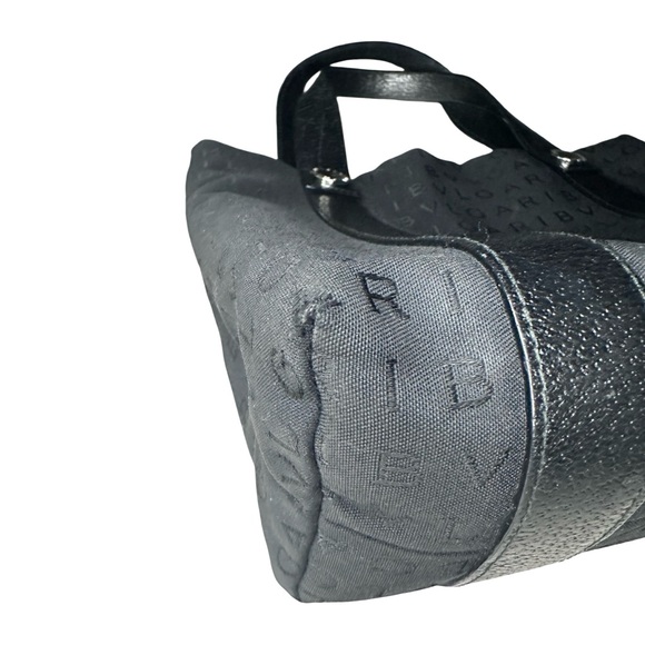 BVLGARI Black Logomania tote - leather straps - red interior - made in Italy - Picture 9 of 16